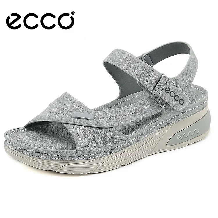 Sandały damskie ECCO 2024, sportowe i wygodne, z grubą podeszwą, zapięcie na sprzączkę