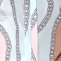 2022 New Design Women Office Blouse Turn Down Collar Long Sleeve Plus Size Clothes Chain Print Shirt Womens Tops And Blouses