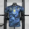 2024 Player Version Brazil Special Edition Blue Leopard Soccer Jersey