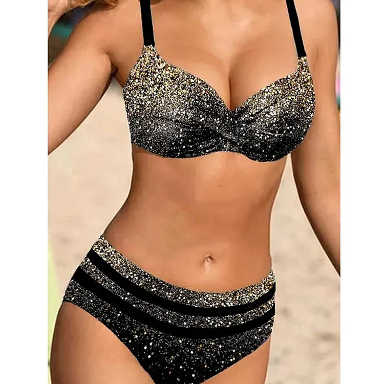 Sling Starry Sky Underwired Bikini Swimsuit