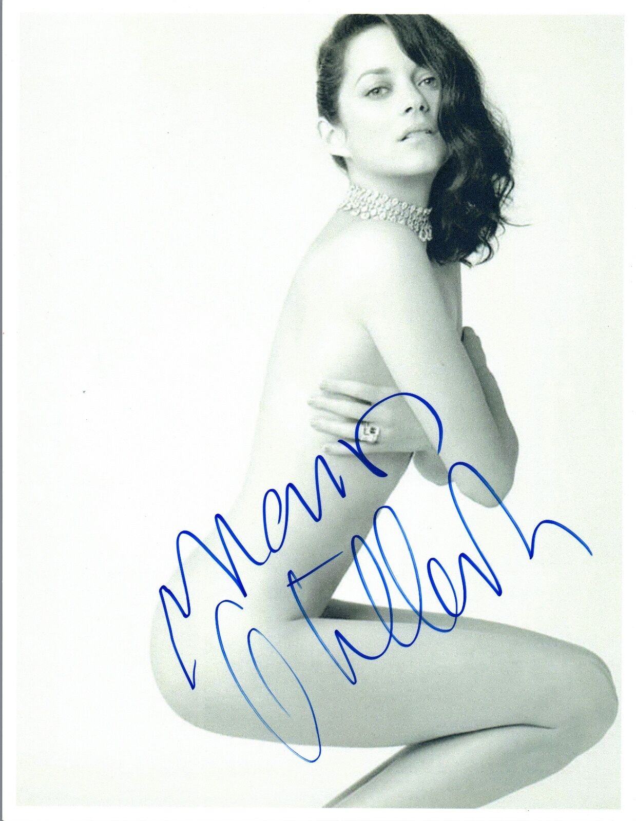 Marion Cotillard Signed Autographed 8x10 Photo Poster painting Inception Nude Sexy Pose COA VD