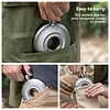 Pure Titanium Ring-Shaped Hip Flask 180ml with Funnel, Suitable for Outdoor Camping, Hiking, and Mountaineering Portable wine Flagon