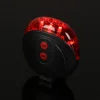 Bike Cycling Lights Waterproof 5 LED 2 Lasers 3 Modes Bike Taillight Safety Warning Light Bicycle Rear Bycicle Light Tail Lamp 