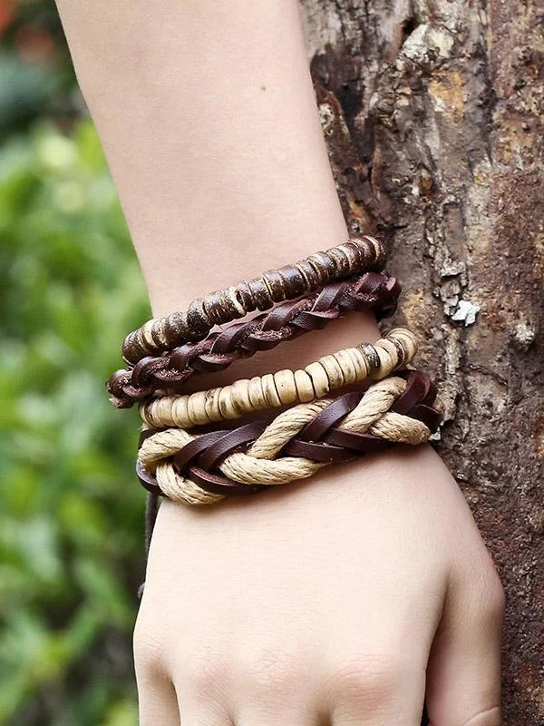 Punk Braided Vintage  Bracelet Accessories