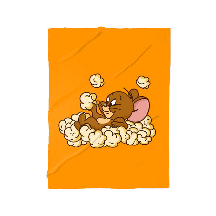 Jerry Eating Popcorn, Tom And Jerry Fleece Jacket