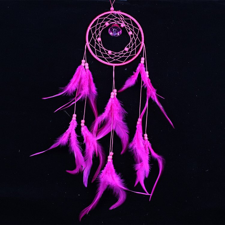 Blue Ojibwe Dream Catcher