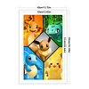 Pokémon-11CT Stamped Cross Stitch 40*65cm/15.75*25.59in(Big Size)