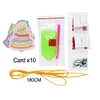 10pcs Cute Greeting Card Pendant Diamond Painting Single Side Special Shape