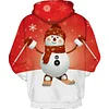 Kid Girl 3D Digital Printing Sports Uniform Winter Christmas Hoodie