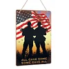 American Soldier - Wooden Signs(8*12Inch/12*16Inch)