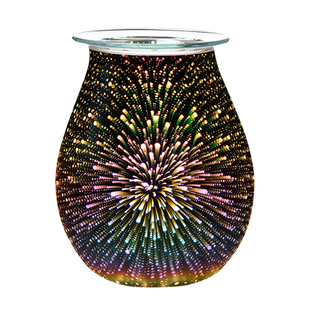 

Car 3D Glass Electric Aroma Diffuser Firework Diffuser-3D Night Light, 501 Original