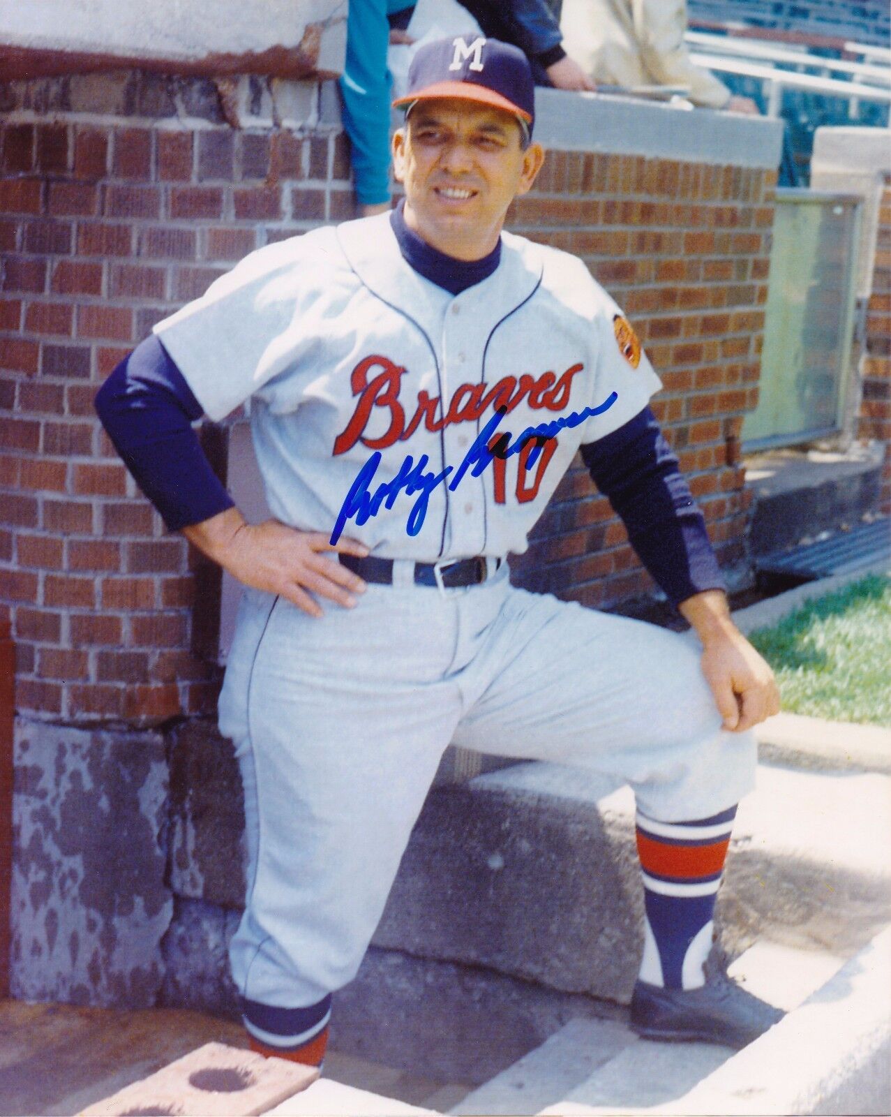 Bobby Bragan autographed 8x10 Milwaukee Braves #6  Shipping