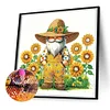 (Multistyle) Gobelin Tournesol-Peinture Diamant En Forme Spéciale-30 * 30CM