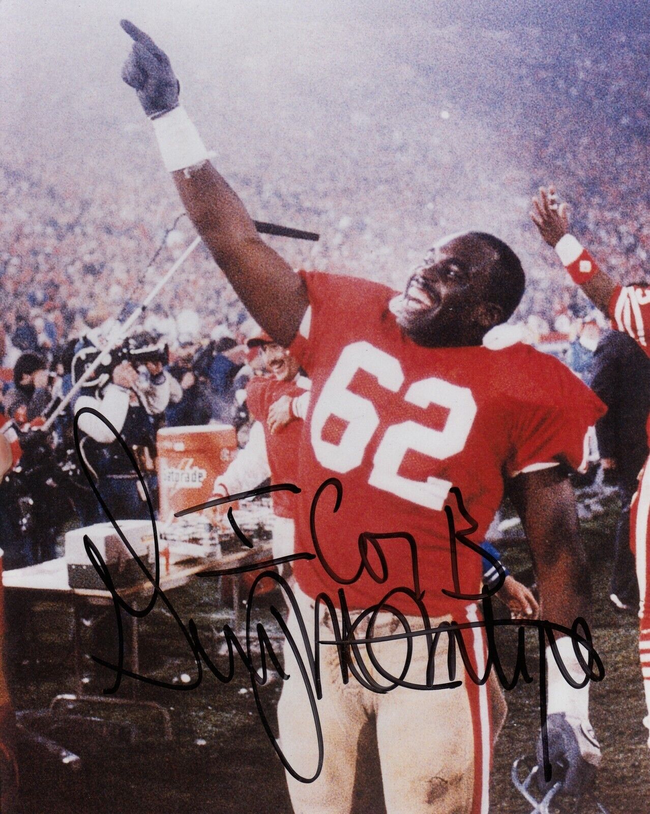 Guy McIntyre #0 8x10 Signed Photo Poster painting w/ COA San Francisco 49 ers