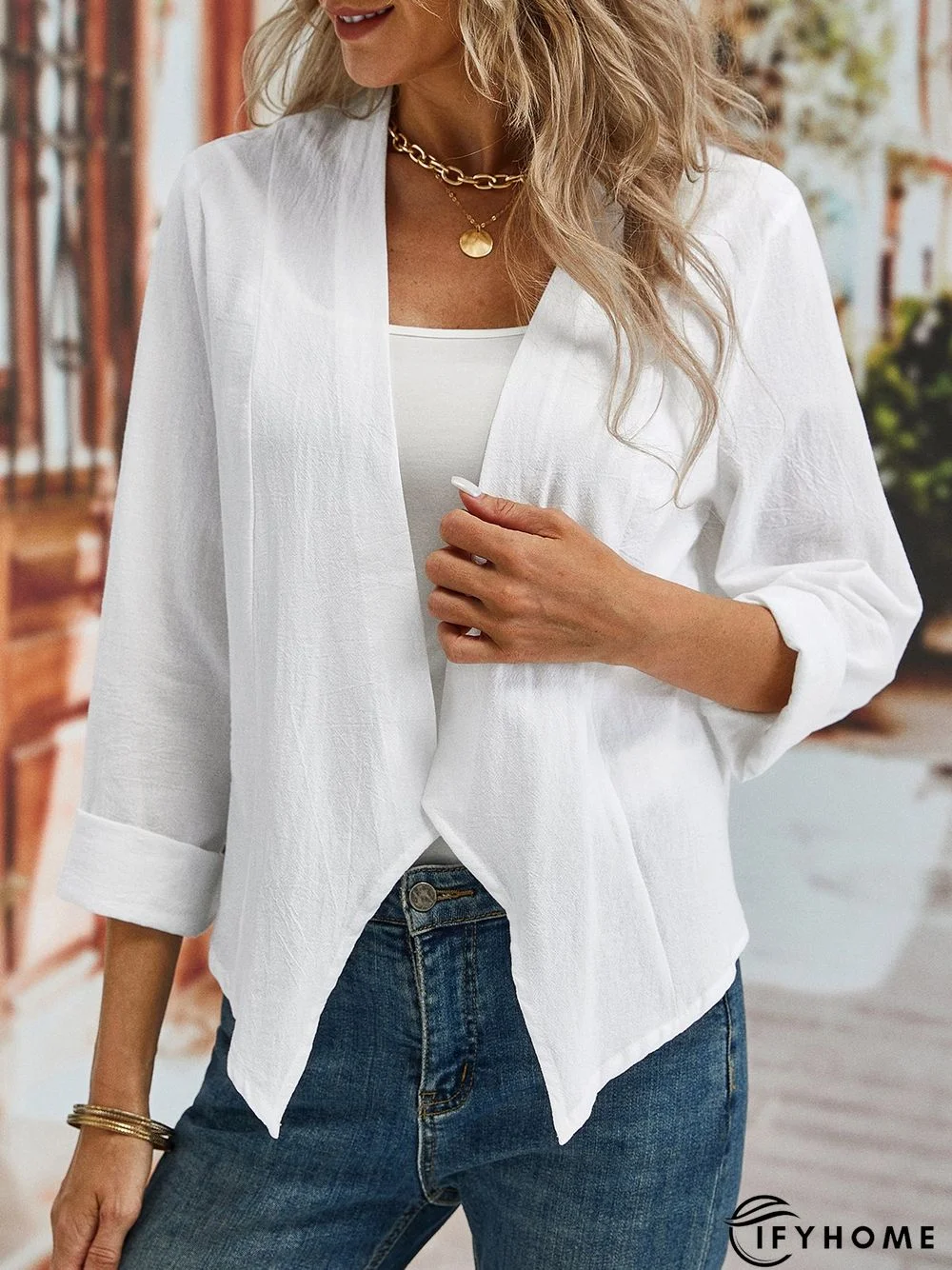 Plain Casual Cotton Other Coat | IFYHOME