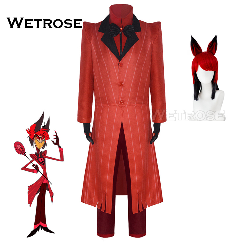 【Wetrose】 Alastor Cosplay Costume Hazbin Hotel Season 2 S2 Radio Demon ...