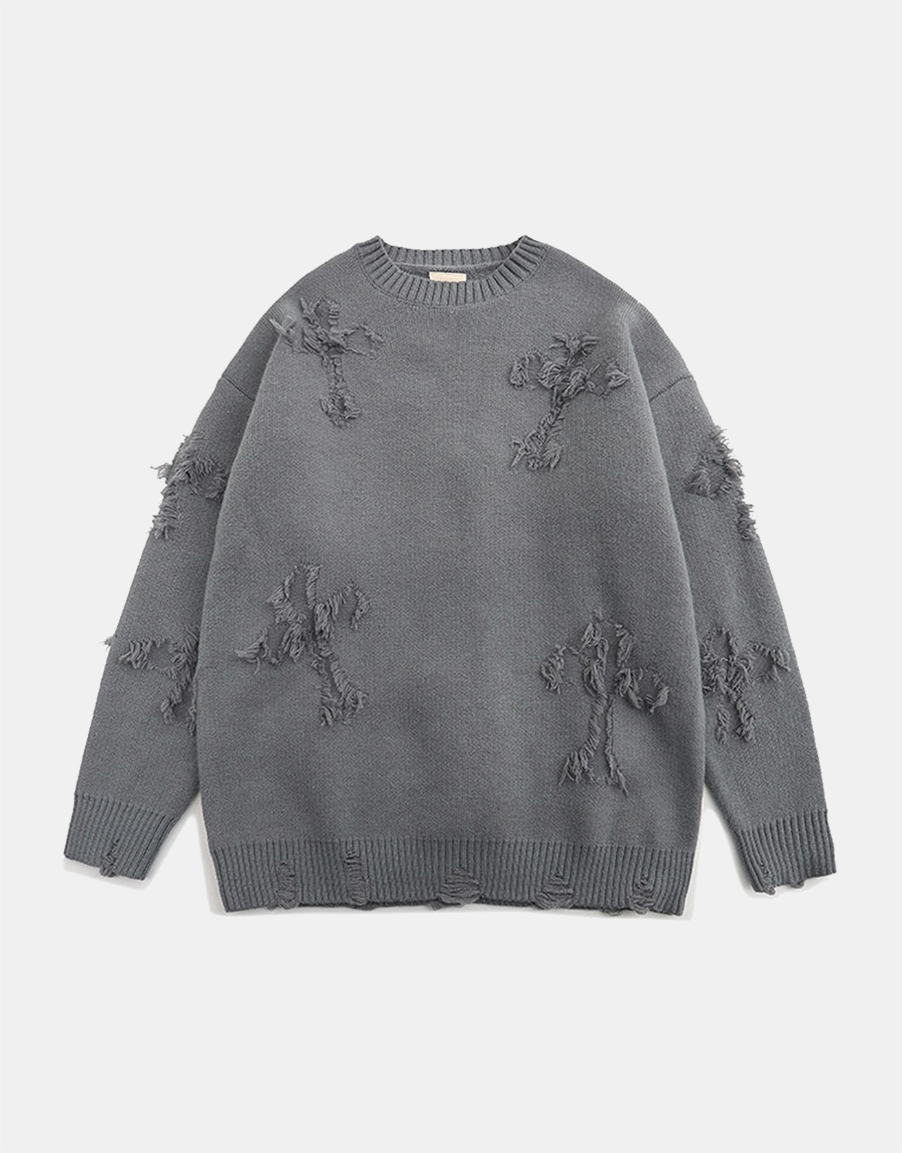 Cross Hole Street Trendy Sweater / TECHWEAR CLUB / Techwear