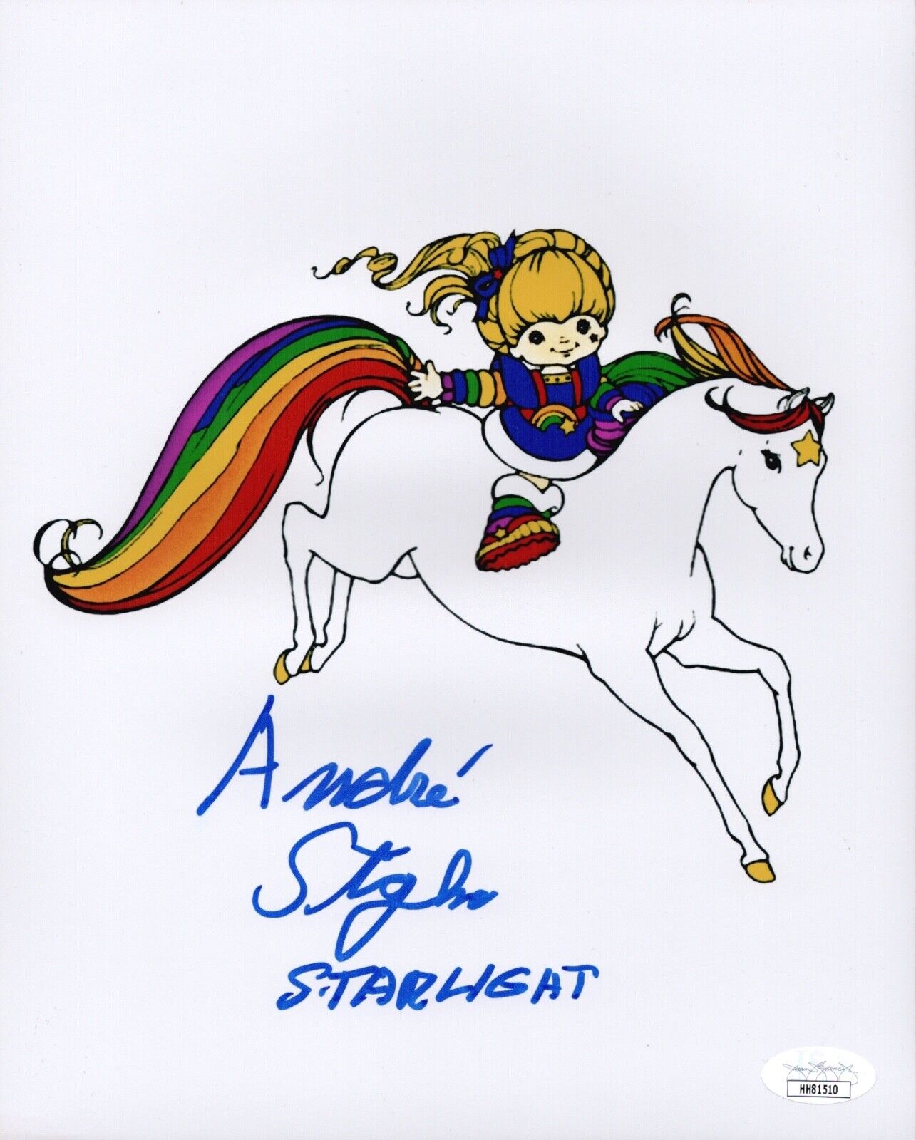 ANDRE STOJKA Signed 8x10 Photo Poster painting STARLIGHT Rainbow Bright Autograph JSA COA Cert