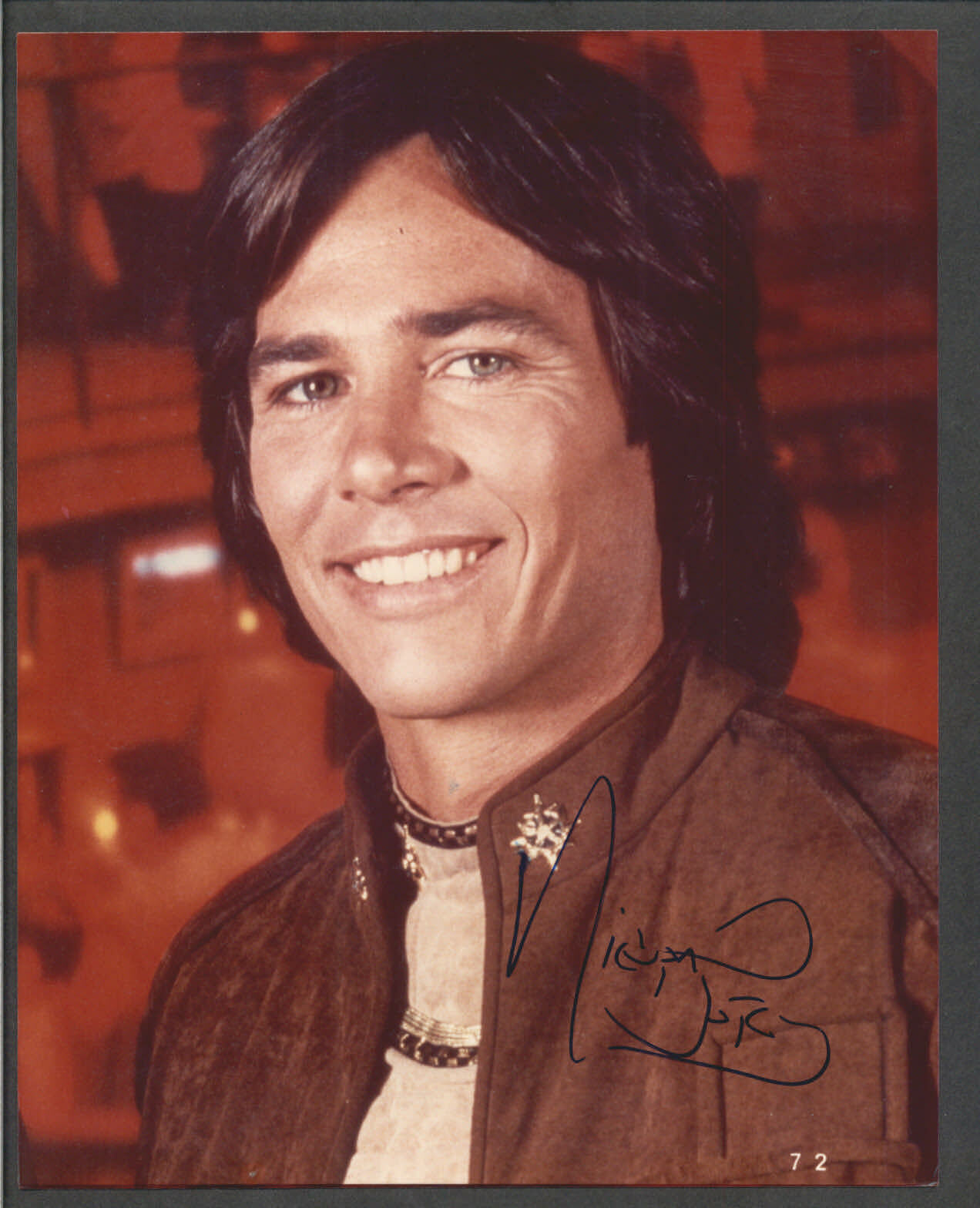 Richard Hatch - Signed Autograph Color 8x10 Photo Poster painting - Battlestar Galactica