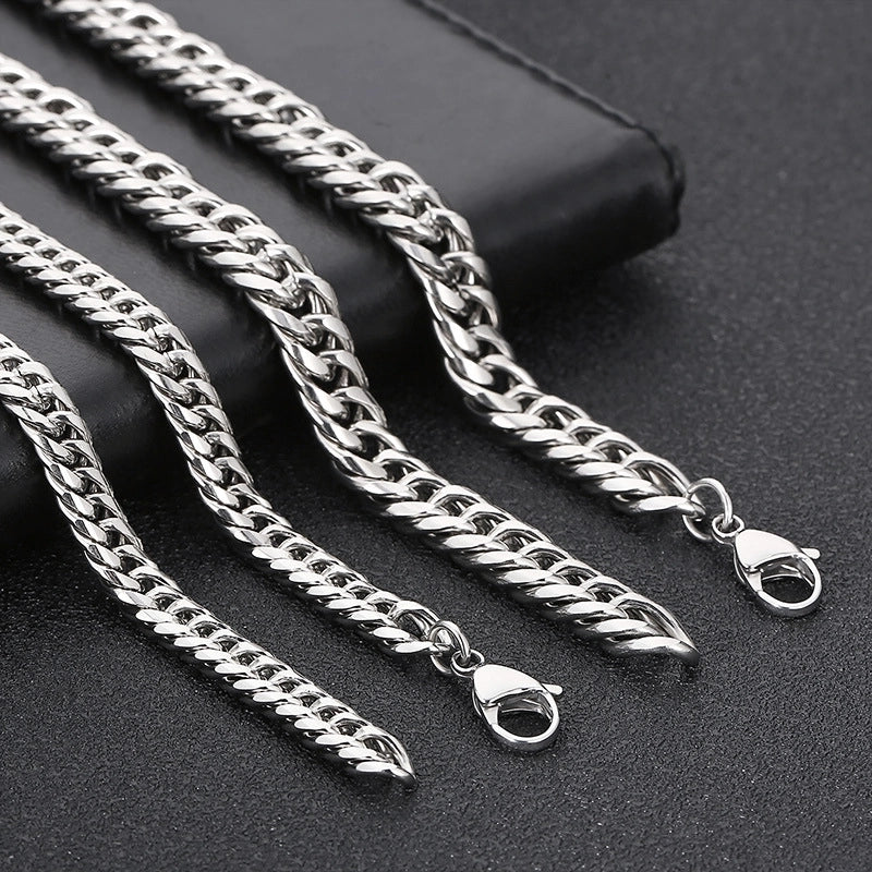 Minimalist Geometric Stainless Steel Unisex Necklace