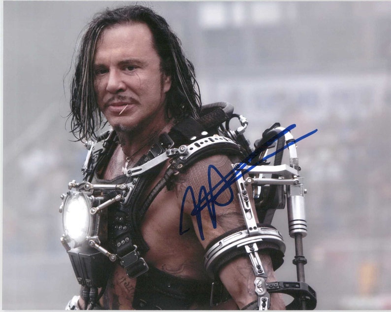 Mickey Rourke Signed Autographed Iron Man 2