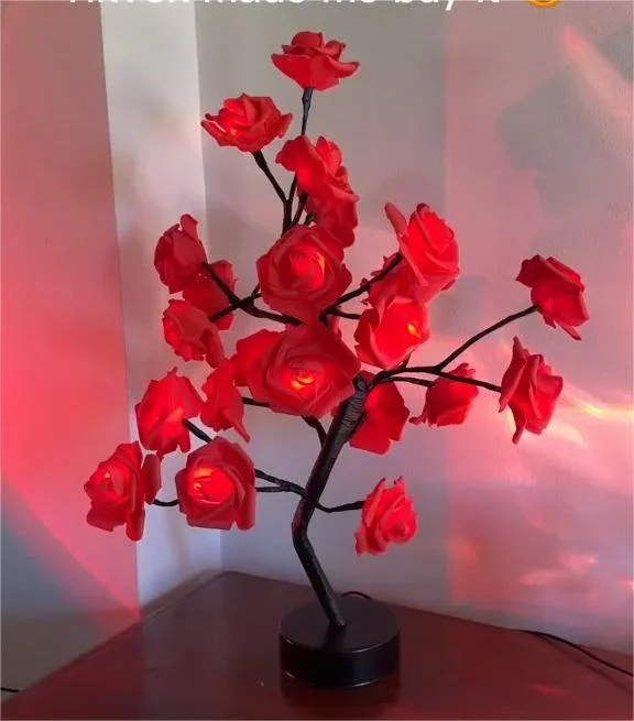 Forever Rose Tree Lamp