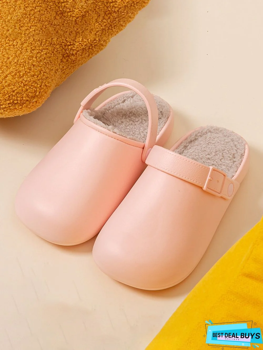 Waterproof Casual Winter Warm Lined Eva Sandals