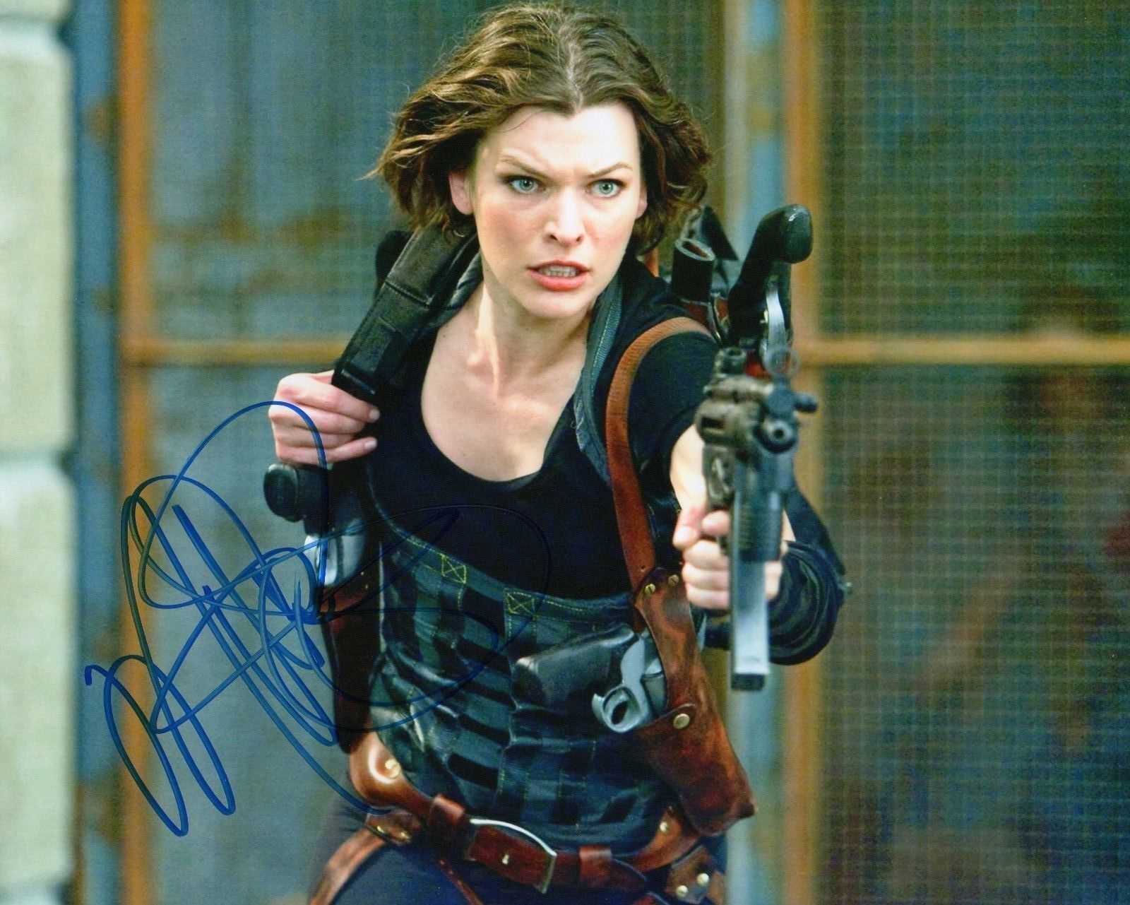 MILLA JOVOVICH AUTOGRAPHED SIGNED A4 PP POSTER Photo Poster painting PRINT 15