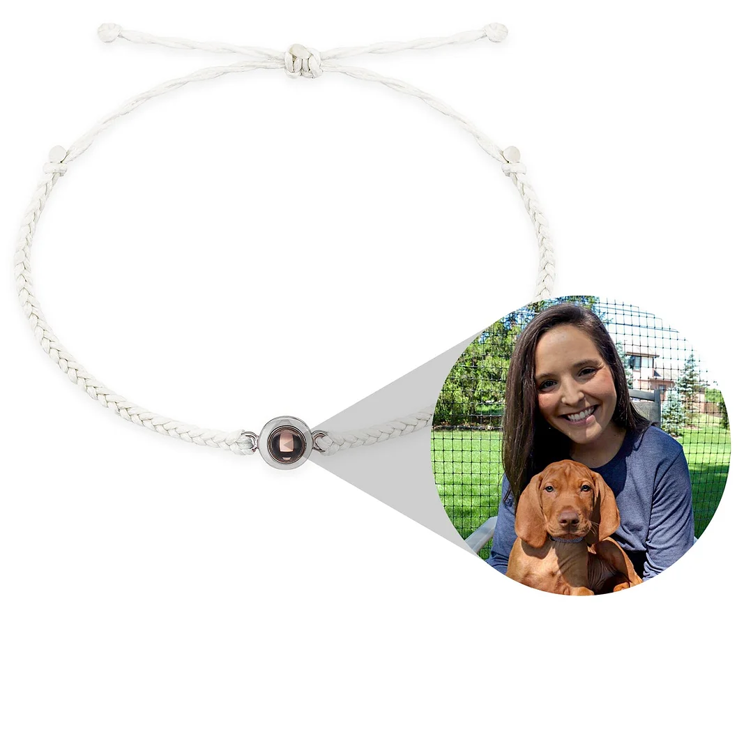 Wear Felicity Necklace Personalized Circle Photo Bracelet