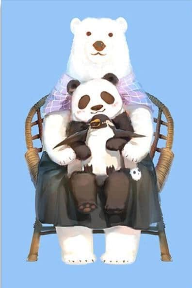 

Polar Bear,Panda and Penguin – Paint By Numbers - 40*50CM, 501 Original