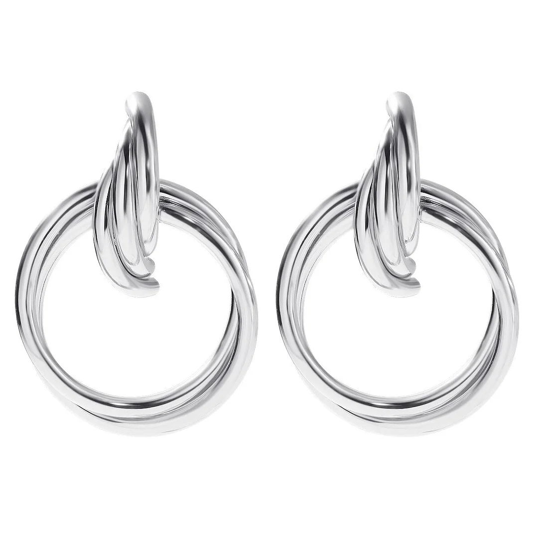 Dvacaman Golden Leaf Flower Earrings For Women Vintage Irregular Geometric Metal Long Drop Dangle Beetle Earrings Trendy Jewelry