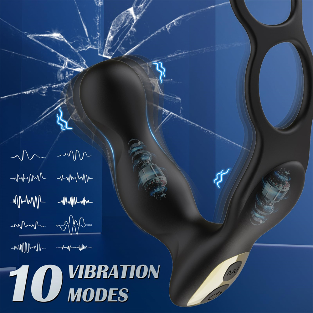 Plug Dildo Vibrator Plug Prostate Stimulator Massager With Ring App Remote Control