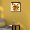 Diamond Painting-DIY Full Round Drill Yellow Butterfly(40x40cm)