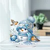 Diamond Painting Acrylic Christmas Atmosphere Snowman Desktop Kit Tabletop Decor