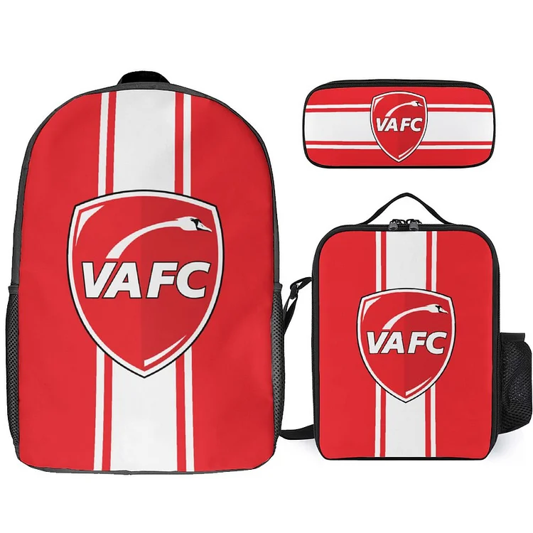 Valenciennes FC Sac D'écolier Sac À Dos Sac À Lunch Sac À Crayons Combinaison Convenant Aux Élèves Du Primaire Et Du Secondaire