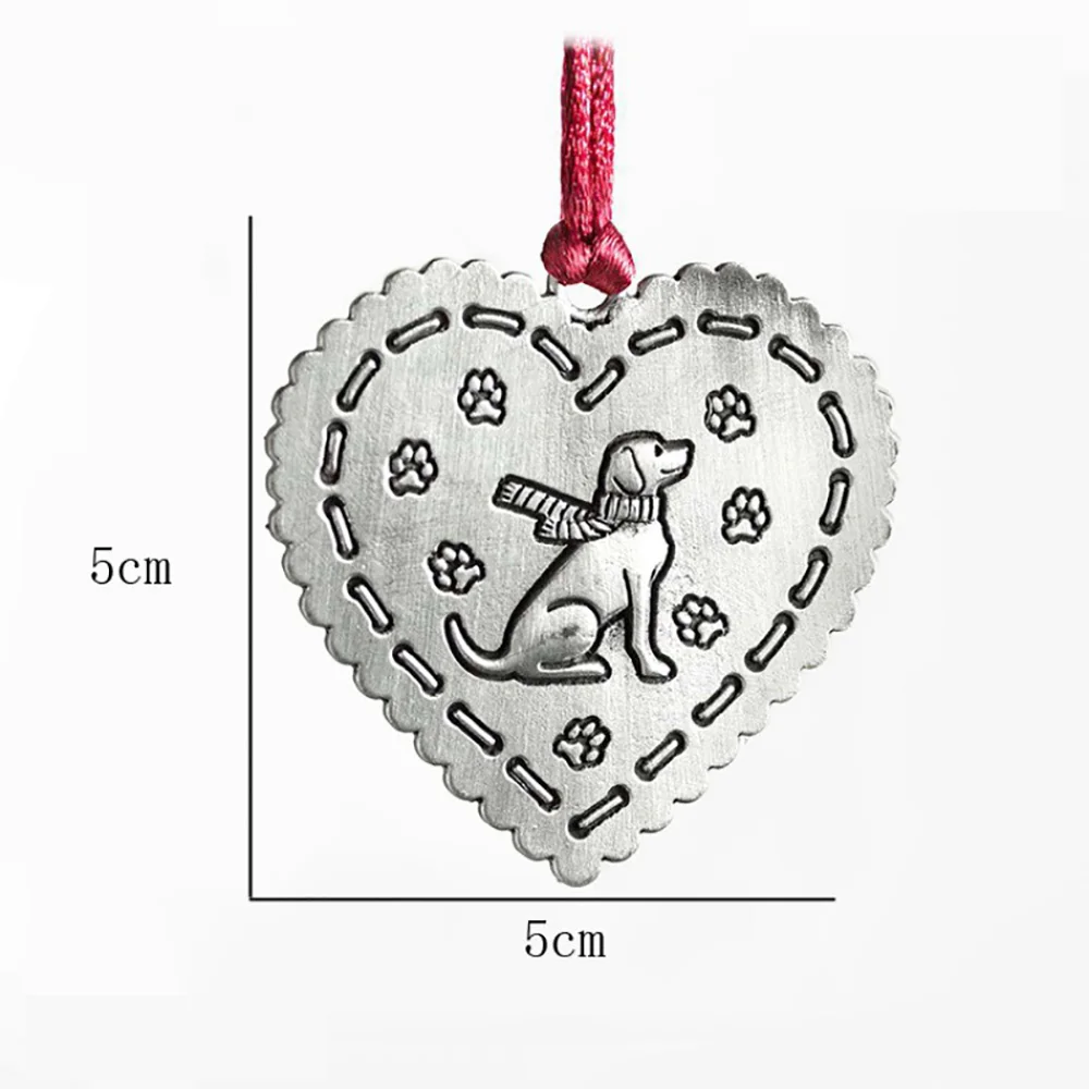 New pure tin metal three-dimensional Christmas furniture decoration pendant