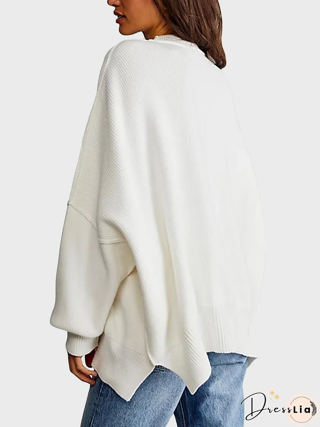 Round Neck Long Sleeve Sweater