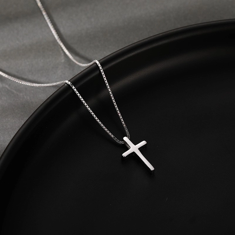 Fashion Minimalist Cross Copper Plating Necklace