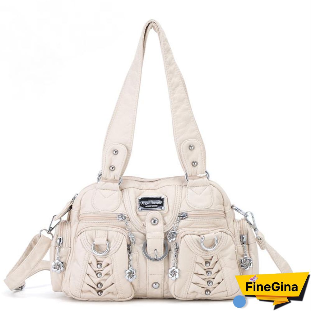 Retro Pure Color Tote Bag