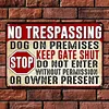 Warning - Vintage Metal Signs - 20*30cm/30*40cm - Warning
