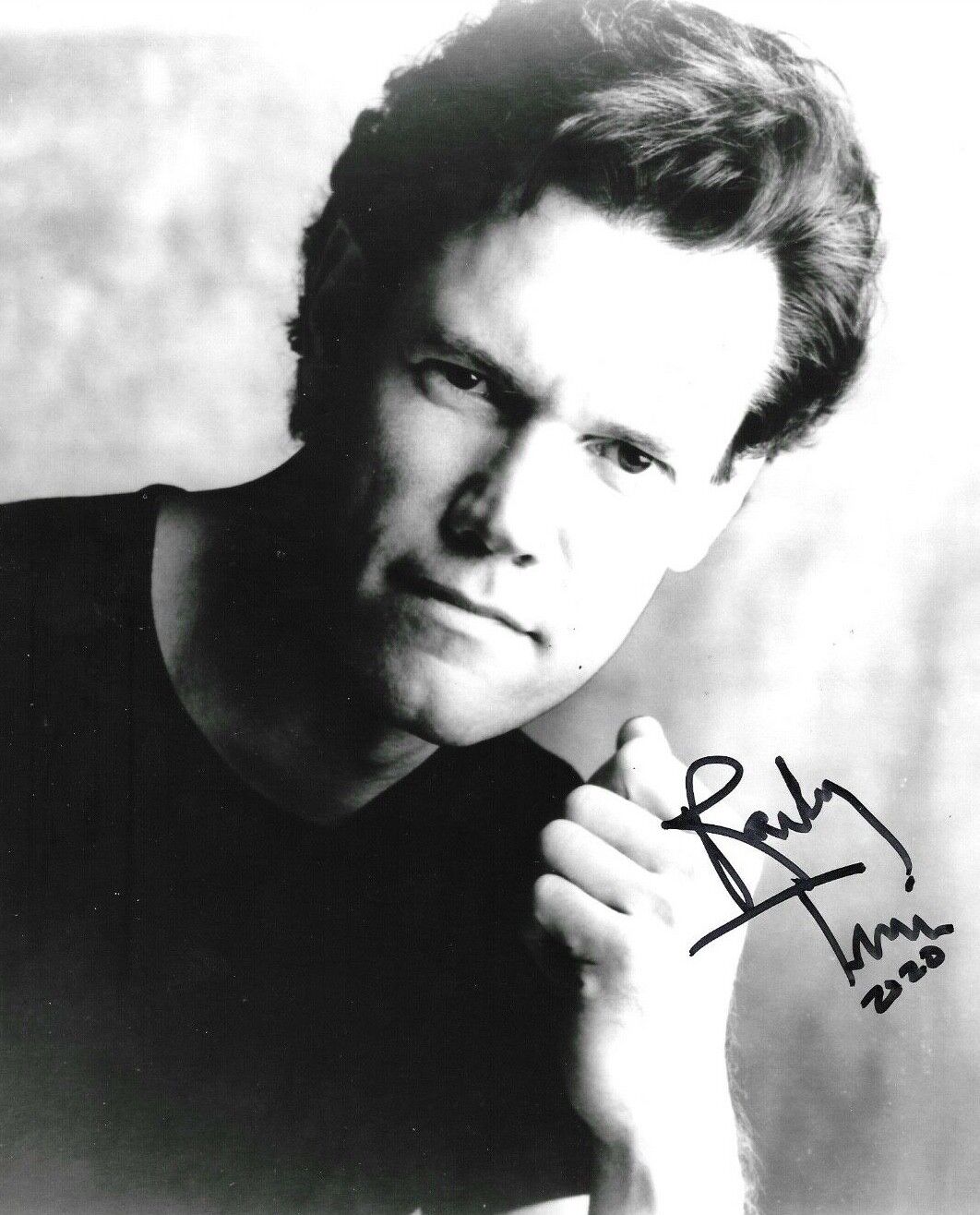 * RANDY TRAVIS * signed 8x10 Photo Poster painting * FOREVER AND EVER, AMEN * COA * 1