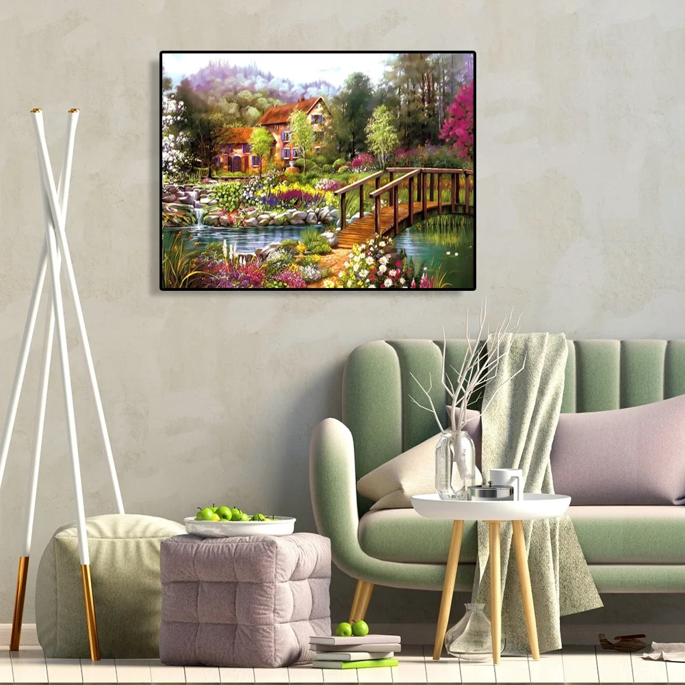 Bridge Cottage - Paint By Number(50*40cm)
