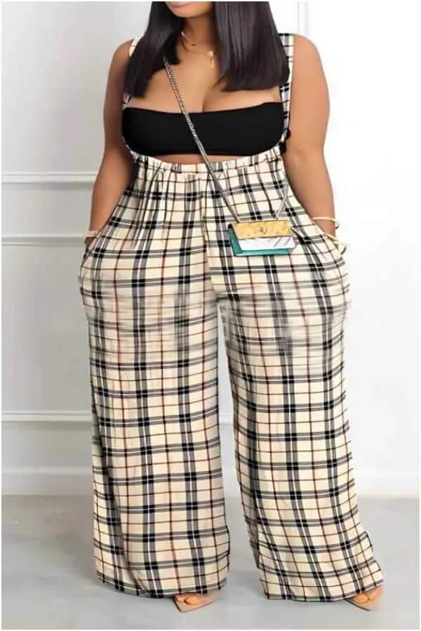 Women Clothing Elegant Spaghetti Straps Sleeveless Trousers Casual Solid Color Jumpsuit main image 1