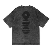 BTS ARIRANG LAYERDTシャツ ブラック グレー sm ARIRANG] BTS World Tour T-Shirt - Charcoal Acid Wash Edition