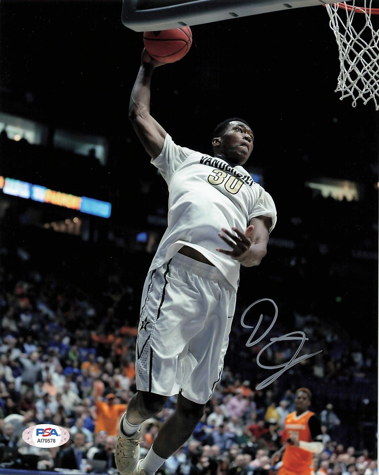 DAMIAN JONES signed 8x10 Photo Poster painting PSA/DNA Vanderbilt Autographed GSW