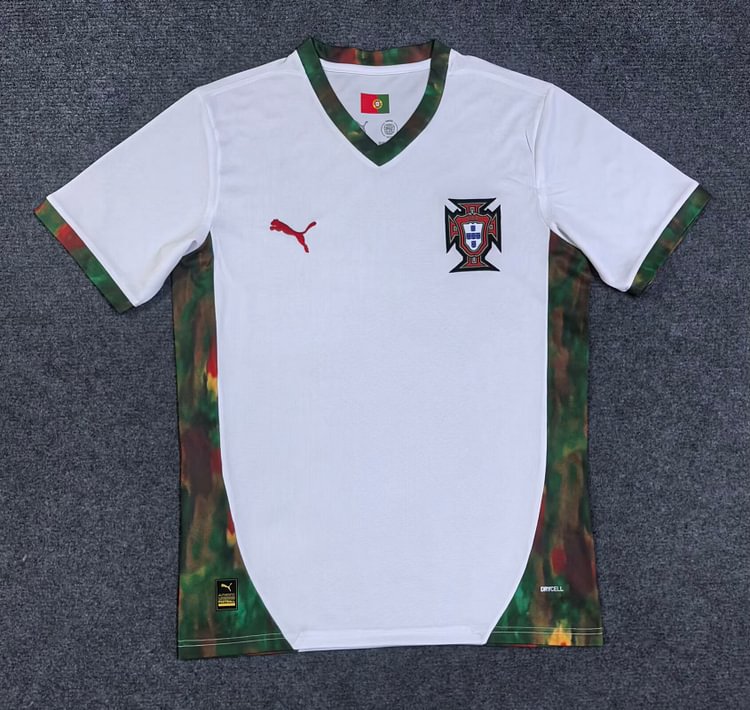2025-26 Portugal Commemorative White Jersey - Fan Edition