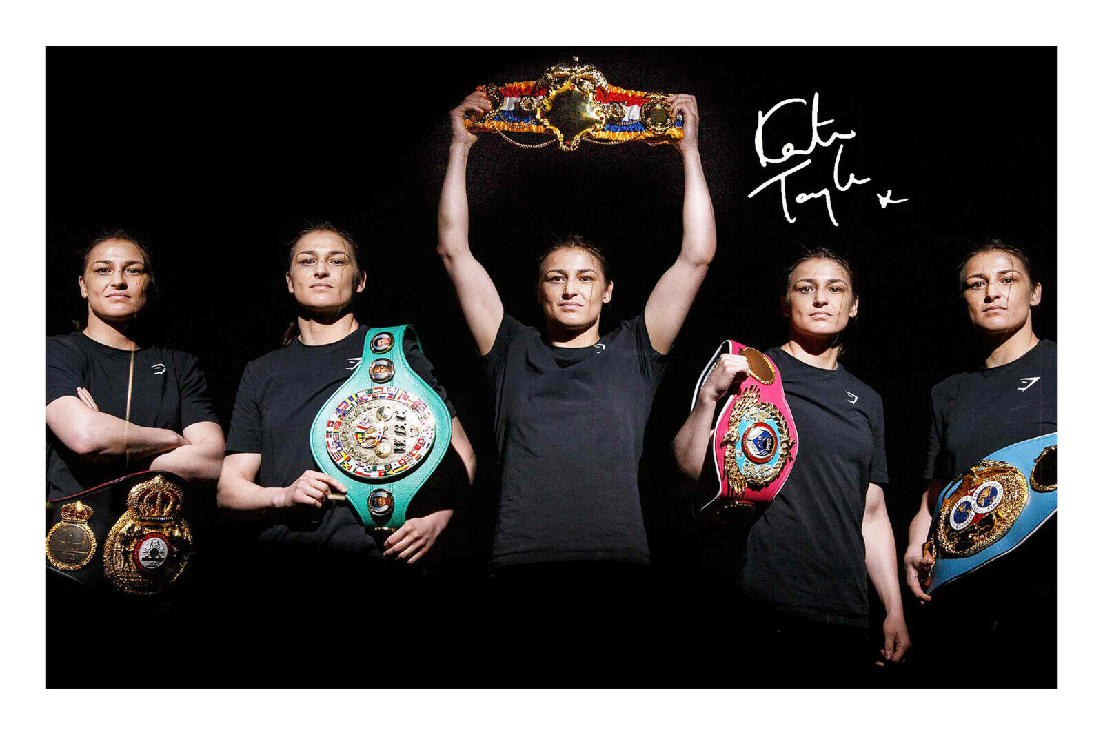 Katie Taylor Signed A4 Autograph Photo Poster painting Print World Champion Ireland Boxing