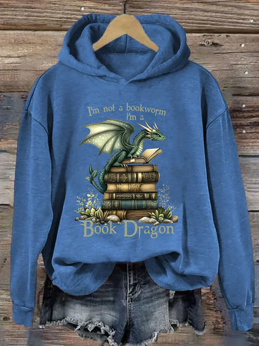 I'm Not A Bookworm I'm A Book Dragon Hoodie
