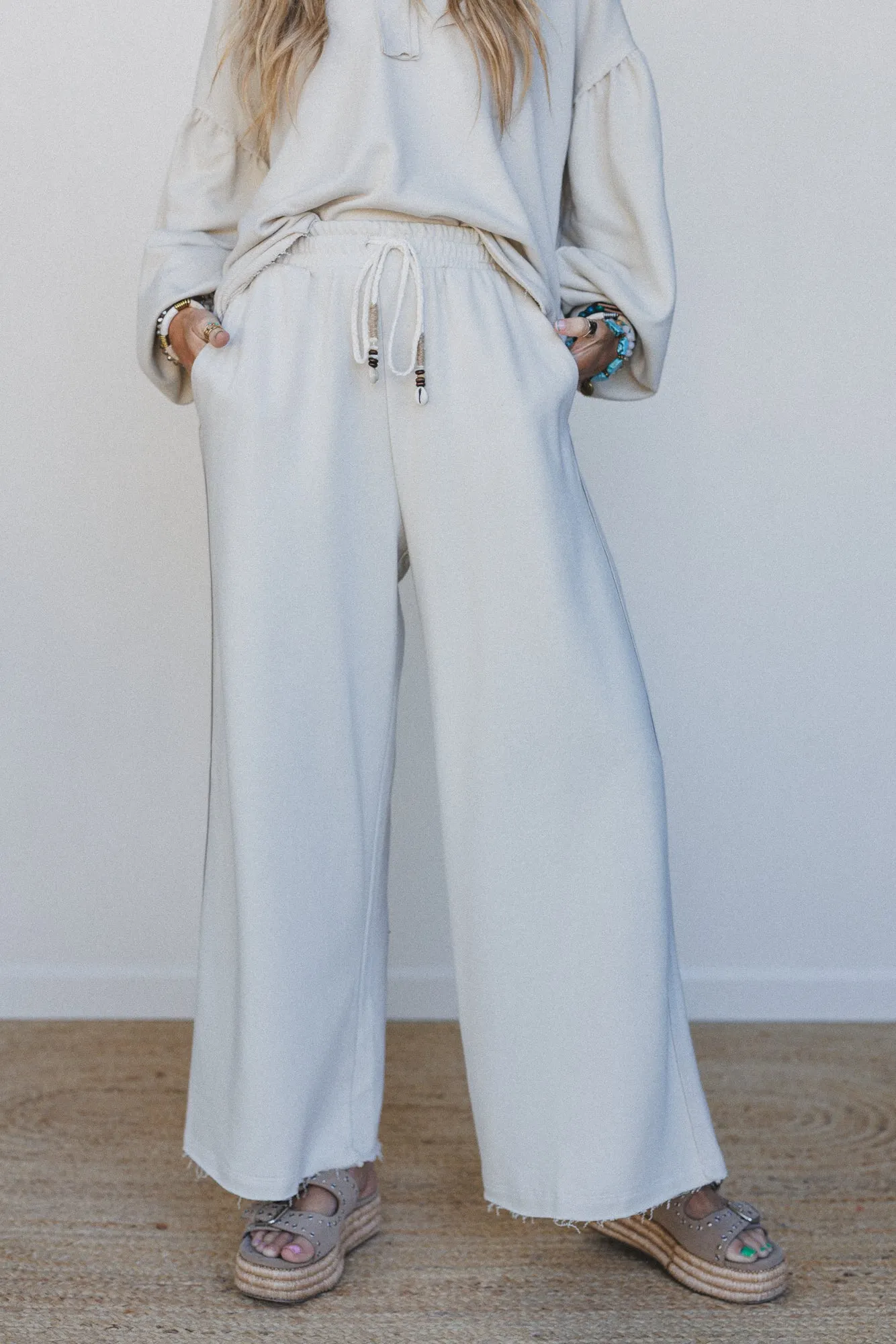 The Nest Laid Back Pants - Beige