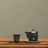 Rock and mineral wabi-sabi style tea cup, master cup, Dunhuang Mogao Grottoes retro Zen-style single cup ceramic tea set, Kung Fu tasting cup